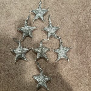 Fortunoff - Silver Star Holiday Ornaments